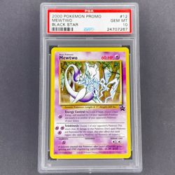 2000 POKEMON PROMO BLACK STAR #12 MEWTWO PSA 10 GEM MT - Image 1