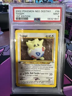 2002 Pokemon Neo Destiny Togepi 1st Addition - Image 1
