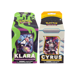 POKEMON TCG Cyrus + Klara Set of 2 Premium Tournament Collection FACTORY SEALED - Image 1
