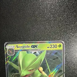 Pokemon TCG Sceptile GX 22/214 SM Lost Thunder Ultra Rare Holo Full Art 230HP - Image 5