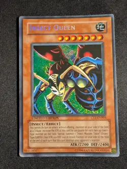 Yugioh - Insect Queen CT1-EN005 Limited Secret Rare HP - Image 1