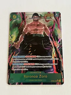 Roronoa Zoro (Alternate Art) OP06-118 Wings of the Captain Foil - Image 1