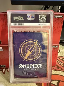 2023 One Piece MANGA MONKEY D. LUFFY OP05-119 Alternate Art SEC Japanese PSA 10 - Image 2