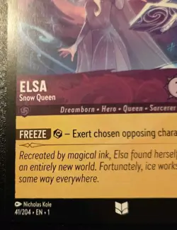 Elsa - Snow Queen 41/204 Uncommon The First Chapter Disney Lorcana TCG - Image 4