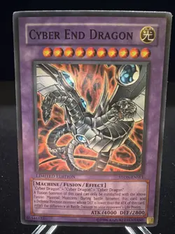 Yugioh: Cyber End Dragon - Super Rare Limited Edition Card - Alternate Art LP - Image 1