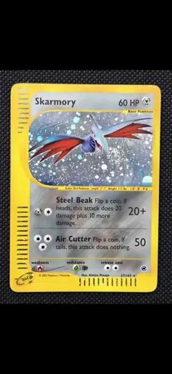 Skarmory #27 Holo Rare Pokemon Card From The 2002 Expedition Base Set. NM - Image 3