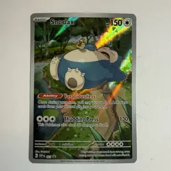 2023 Pokemon Snorlax 051 Scarlet & Violet 151 Elite Trainer Box Promo Card - NM - Image 1