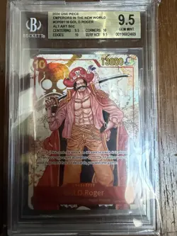 Gol.d.roger Sec Op09 -118 BGS 9.5 Sec Alt Art English One Piece Card - Image 1