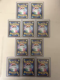 Pokemon Japanese AR Lot Psyduck Snorlax Nidoking Vaporeon Machoke + ex Cards - Image 2