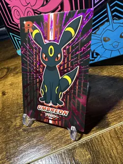 Pokemon Card Database Team Rocket Umbreon Magenta Cracked Ice Holo - Image 2