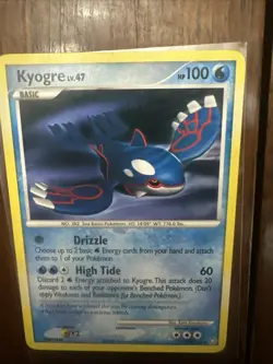 Pokemon DP Legends Awakened Kyogre Card 32/146 Regular LP Condition - Image 1