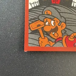 Luigi Super Mario Bros HANAFUDA JAPAN playing CARD Nintendo Red M420 - Image 4