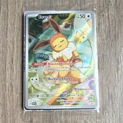 Pokemon Eevee 173 Scarlet & Violet Promo Pokemon Center Holo Card Booster - Image 1