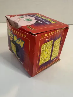 1999 POKEMON LTD EDITION 23K GOLD-PLATED TRADING CARD - JIGGLYPUFF - DAMAGED BOX - Image 4