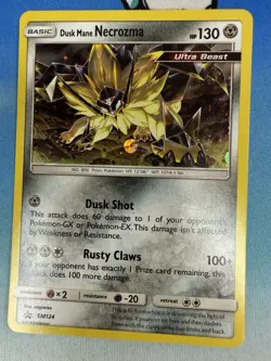 Dusk Mane Necrozma SM124 Ultra Beast Cosmos Holo Promo Pokemon Card - Image 1