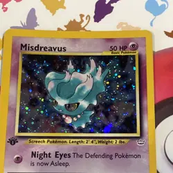 Misdreavus - 11/64 - Pokemon Neo Revelation 1st Edition Holo Rare Card WOTC NM - Image 3