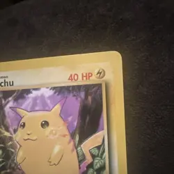 Pokemon TCG Base Set Pikachu Card 58/102 Unlimited Regular Common LP - Image 4