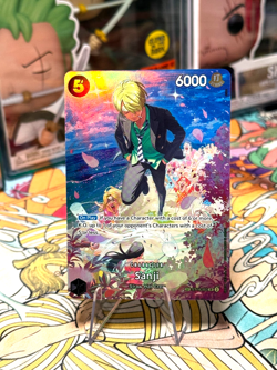 Sanji ST14-003 OP10 Royal Blood SP Full Art One Piece Card Game English - Image 1