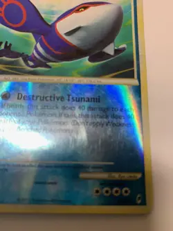 Pokemon Kyogre 12/95 Reverse Holo Call of Legends - 2011 Trading Card Ungraded - Image 3