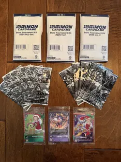 Digimon Card Game Bundle Promo Cards Sealed Packs Tournament Kits Sealed Lot - Image 2