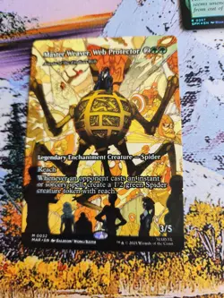Master Weaver, Web Protector - Arasta Of The Endless Web (Borderless) - MTG - NM - Image 1