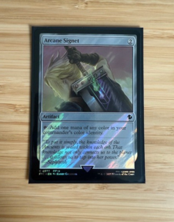 MTG: Arcane Signet (0333) (Surge Foil) Commander: Final Fantasy Surge Foil NM - Image 1