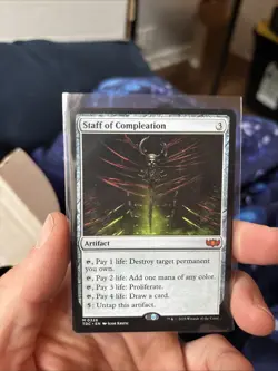 Staff of Compleation Commander: Tarkir: Dragonstorm Regular - Image 1