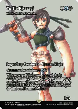 Foil - Yuffie Kisaragi - Yuriko, the Tiger's Shadow (Showcase) - 60 / NM / Engl - Image 1