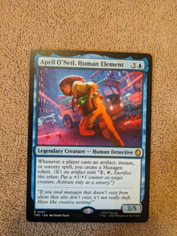 April O'Neil, Human Element-0107-Teenage Mutant Ninja Turtles-MTG-NM - Image 1
