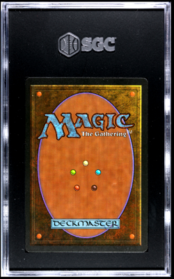 1996 MTG Magic the Gathering Alliances Lake of the Dead Vintage SGC 9 Mint POP 2 - Image 2