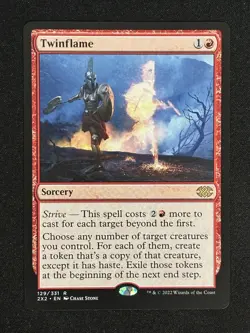 1x MTG Twinflame - Double Masters 2022 (2X2) #129 - Magic the Gathering - Image 1