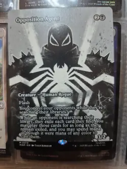 2025 Magic The Gathering Spiderman Opposition Agent #0019 Borderless Non-Foil - Image 1