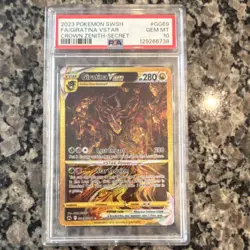 Pokemon 2023 Giratina VSTAR GG69/GG70 Crown Zenith Secret Rare Holo PSA 10 - Image 1