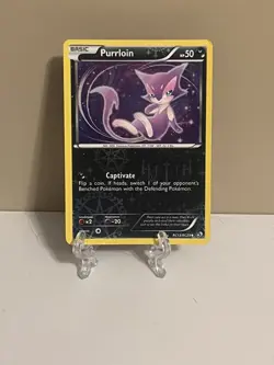 Purrloin RC13/RC25 Radiant Collection Legendary Treasures 2013 Holo Pokemon- NM - Image 3