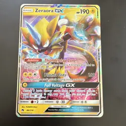 Pokemon Zeraora GX SM-Lost Thunder 86/214 Ultra Rare Full Art - Image 1
