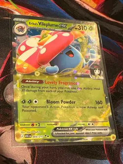 Erika's Vileplume EX 003/217 Double Rare Pokemon Ascended Heroes - Image 1