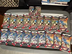 Pokemon TCG Scarlet and Violet Base Booster Pack Factory 18 Sleeved 2 Un Sleeved - Image 1