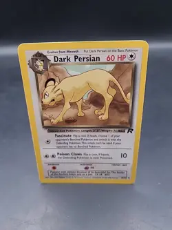 Dark Persian 42/82 WOTC Vintage Pokemon | Team Rocket Pokemon TCG - Image 1