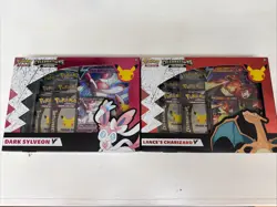 Pokemon Celebrations V Box Lances Charizard And Dark Umbreon Lot - Sealed - Image 1