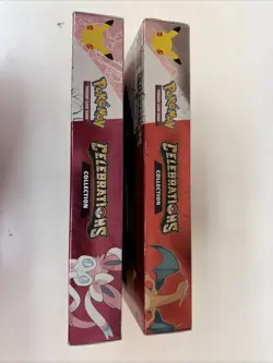Pokemon Celebrations V Box Lances Charizard And Dark Umbreon Lot - Sealed - Image 2