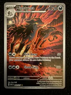 Pokemon TCG Ascended Heroes Mightyena 243/217 IR English NM Pack Fresh - Image 1