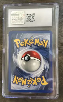 RARE ERROR GEM MINT CGC 10 BLAINE'S CHARIZARD HOLO 2/132 POKEMON GYM CHALLENGE - Image 2