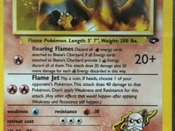 RARE ERROR GEM MINT CGC 10 BLAINE'S CHARIZARD HOLO 2/132 POKEMON GYM CHALLENGE - Image 4
