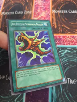 Yugioh The Flute of Summoning Dragon SDK-012 Super Rare Unlimited Near Mint - Image 2