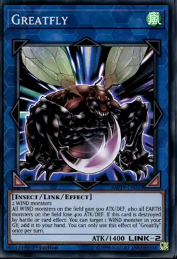 Greatfly 1st Ed Super Rare MP19-EN032 Yu-Gi-Oh! - Image 1