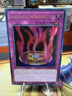 Yugioh Cursed Seal Of The Forbidden Spell RA03-EN076 Ultra Rare NM - Image 1