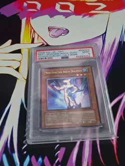 Yu-Gi-Oh! - POTD-EN003 - NEO SPACIAN AQUA DOLPHIN - PSA 9 (MINT) - Image 1