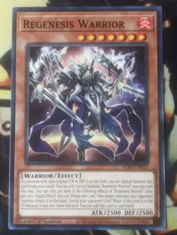 Yugioh: Regenesis Warrior - ALIN-EN013 - Common - 1st Edition - NM - Image 1