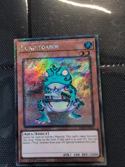 RA03-EN236 Ronintoadin Platinum Secret Rare Yu-Gi-Oh! Mint/NM 1st Edition - Image 1