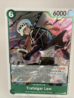 Trafalgar Law Rare (R) OP13-031 Carrying On His Will English Foil NM ONE PIECE - Image 2